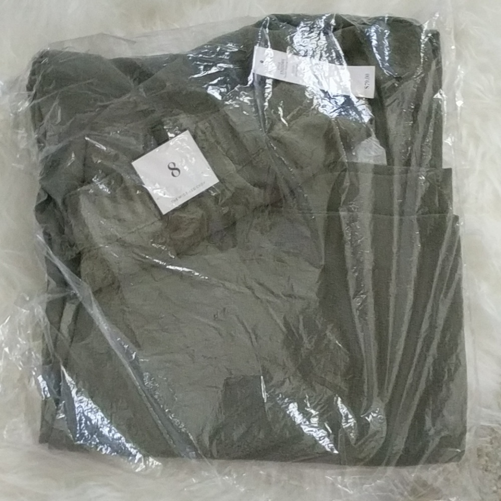 WHBM SOFT SPLIT WIDE LEG CROP PANTS - Picture 5 of 6